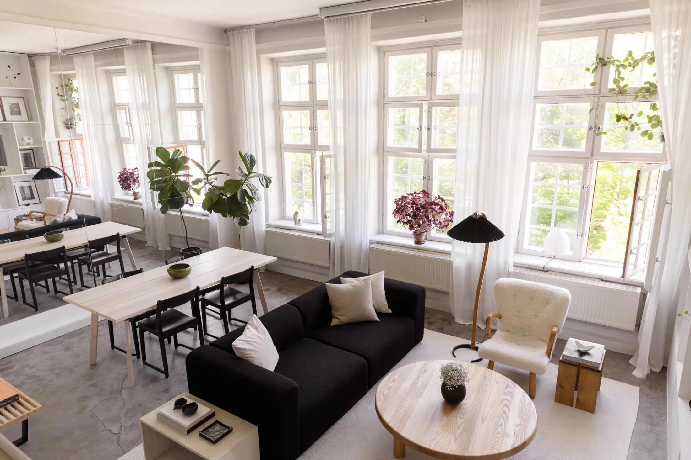 斯德哥尔摩 54m2 巨型工作室,现代与历史的完美融合-6