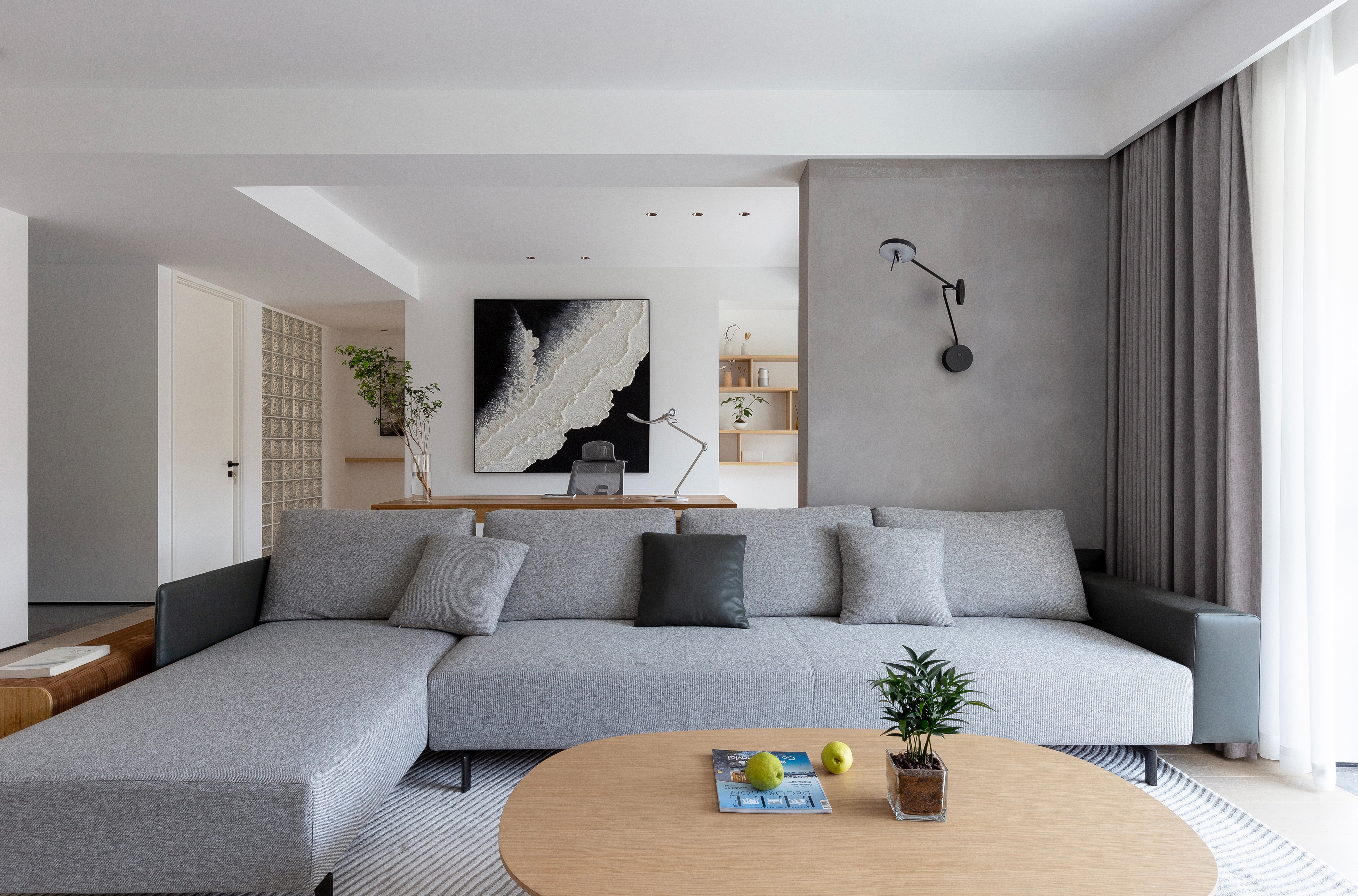 简洁的家新城水木清华 3 期丨铭筑装饰-1