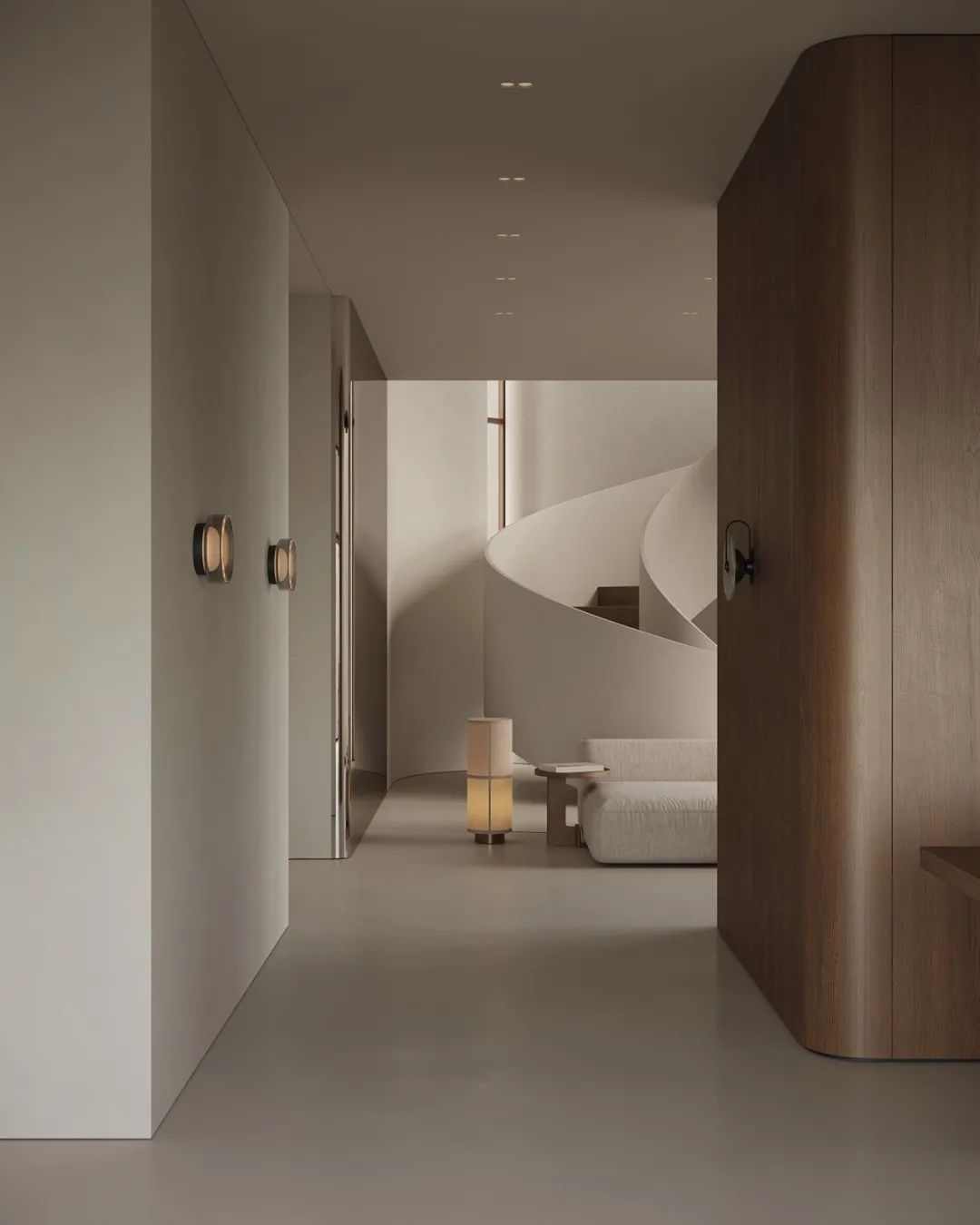 暖色调原木系奶油风极简设计丨HPISD-39