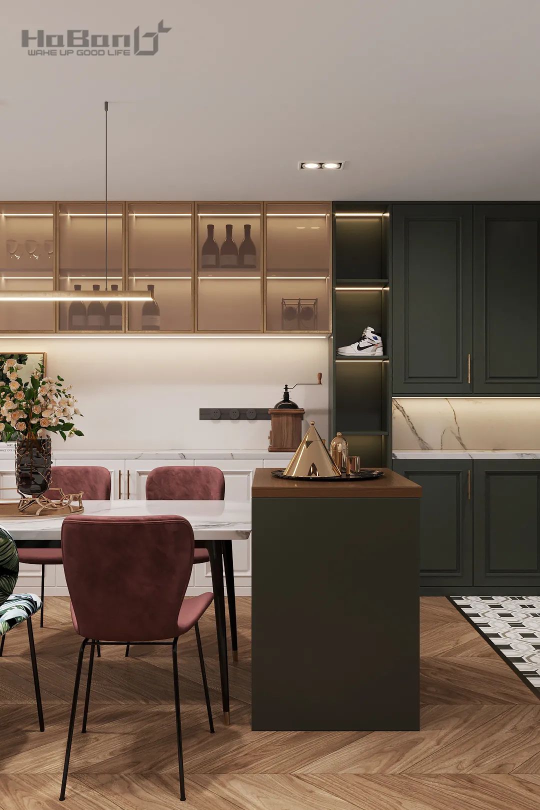 北欧风相马大乘设计案例 | 色彩碰撞为空间注入生命力-18