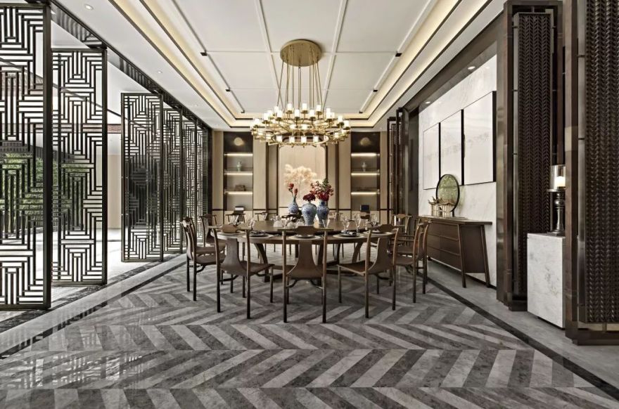 隆腾盛世 K3 别墅 | 岭南中式私家院墅,诠释东方美学生活-41