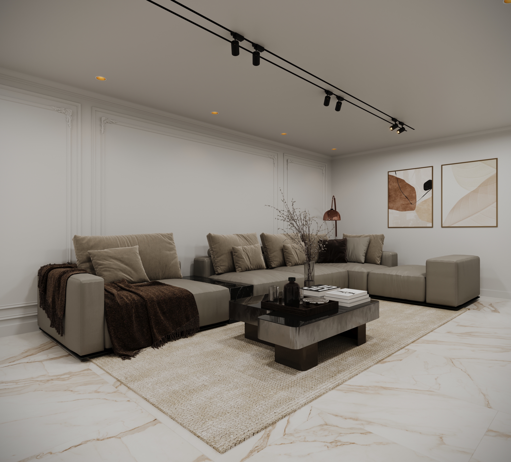 Hall,Living Room 设计丨美国-4