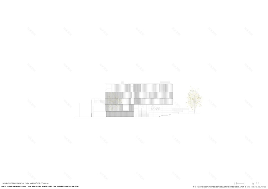 马德里 CEU 蒙克洛亚校区人文与传播科学学院丨西班牙马德里丨Nieto Sobejano Arquitectos-25