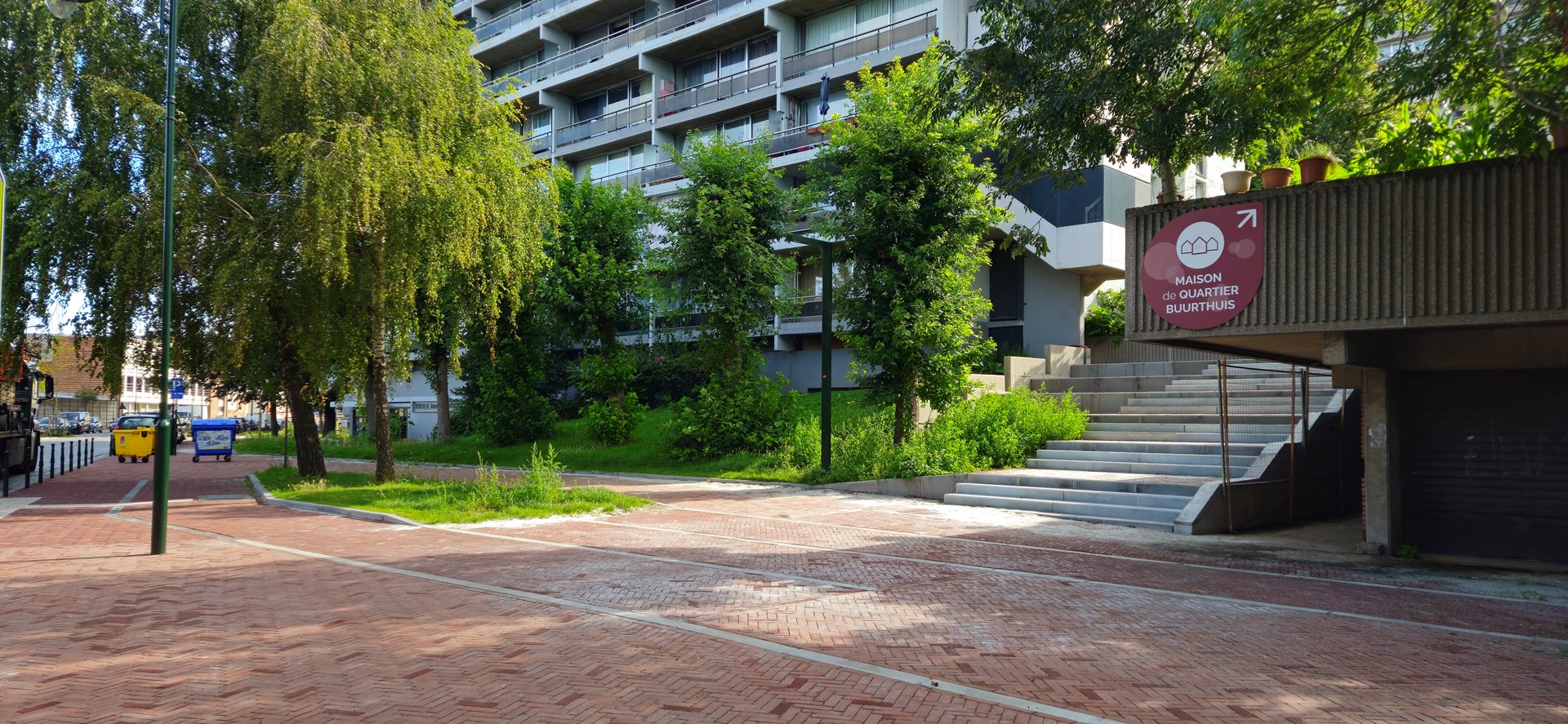 布鲁塞尔Klavertje Vier小学前广场落成项目丨比利时丨Act,Wauw和Tractebel组成的联合体-5