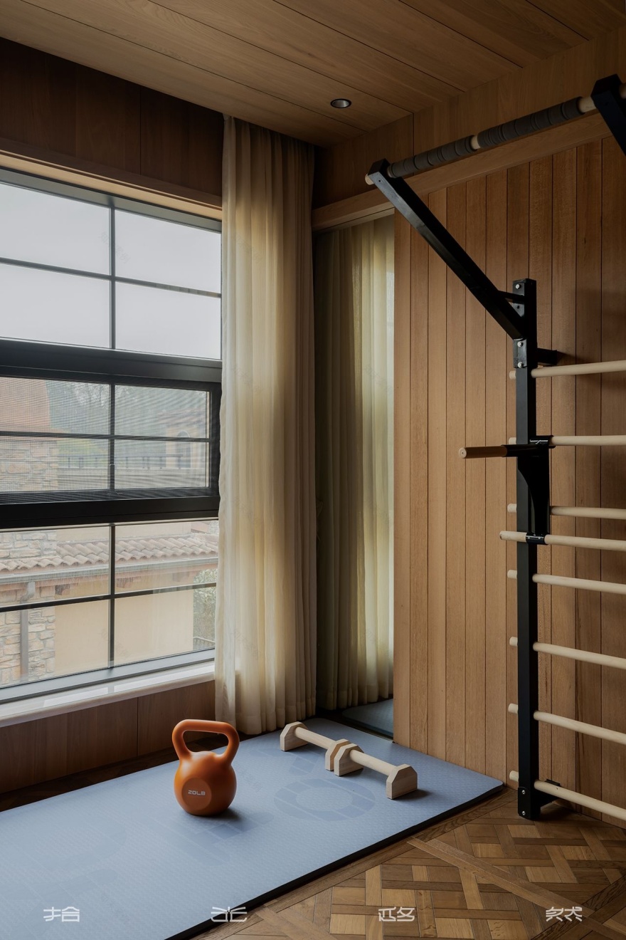 青城山畔复古美式宅居-60