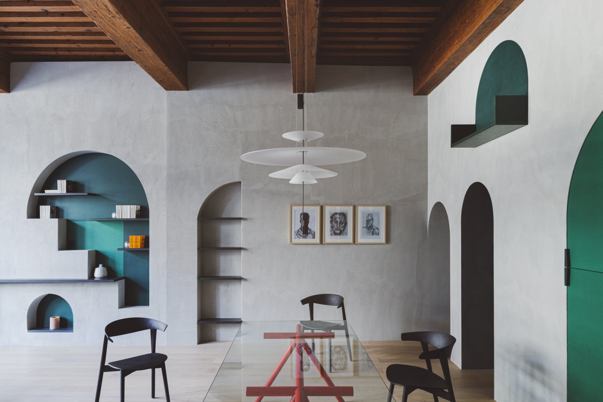 巴黎 80 平米文艺复兴公寓,内省空间的创意探索-2