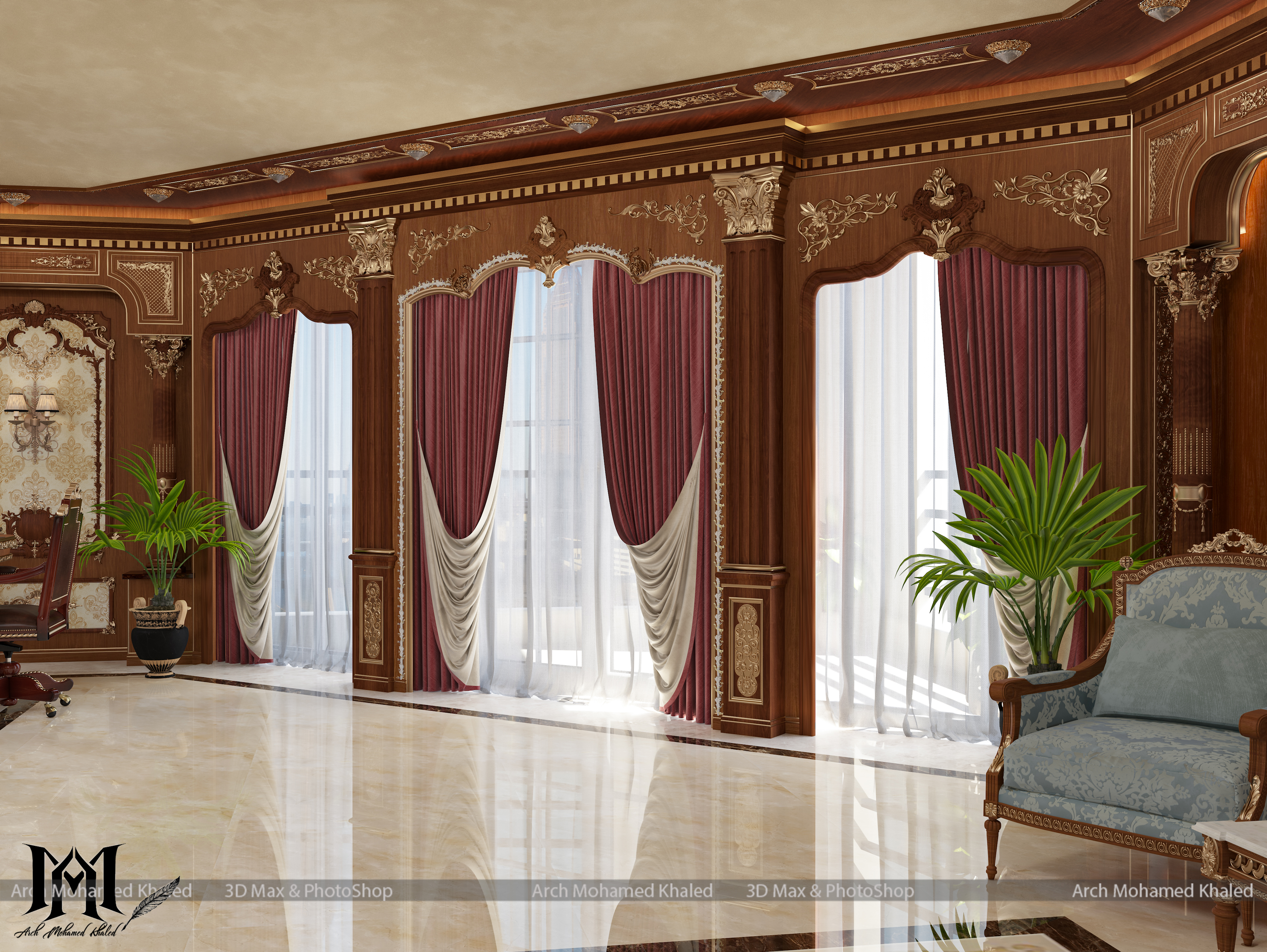 卡塔尔经典办公室-15