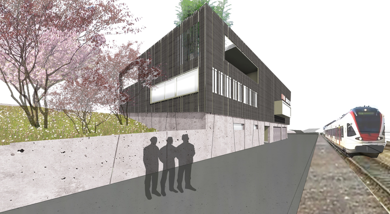 消防站 TES丨瑞士丨GiovanoliMozer architectes-0