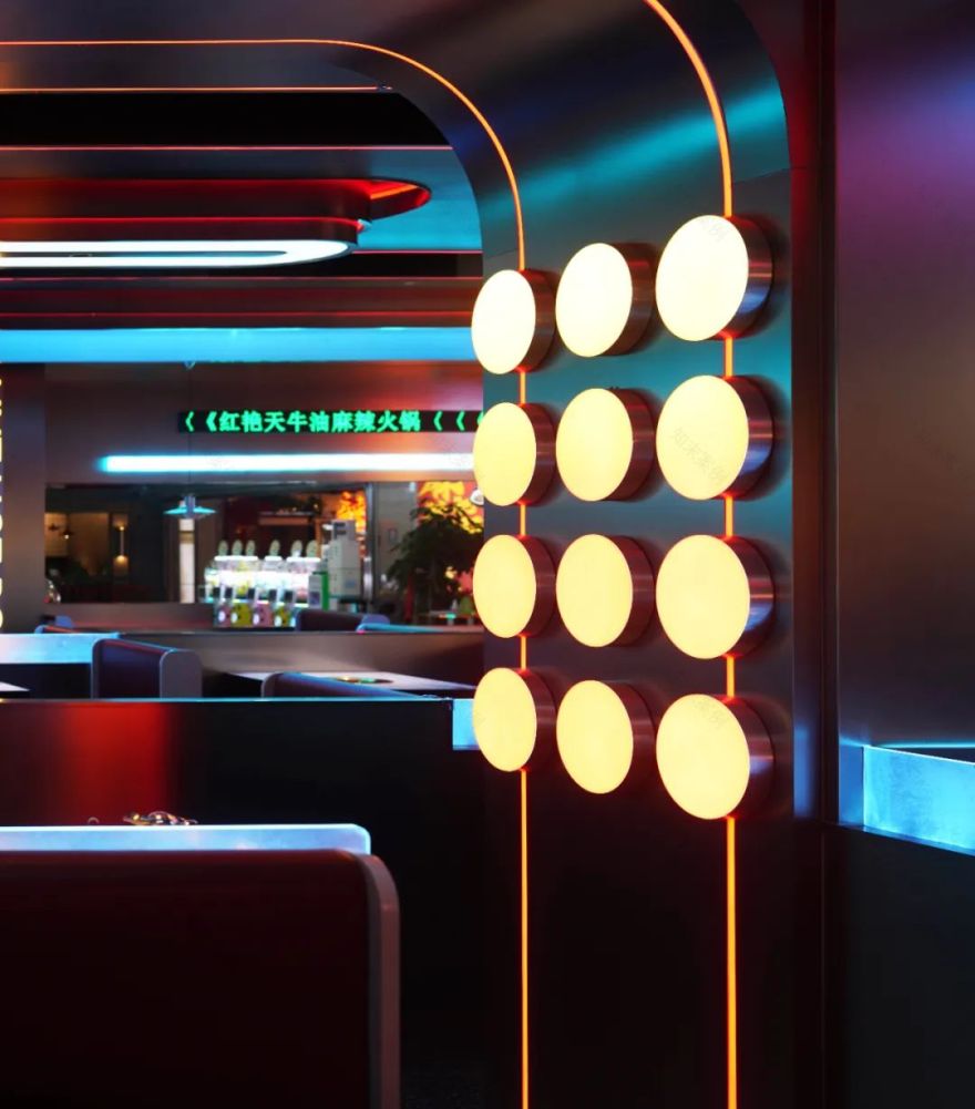 红艳天火锅 · 赛博朋克风格的火锅餐厅设计丨蒙古丨乙仓,TDC-40