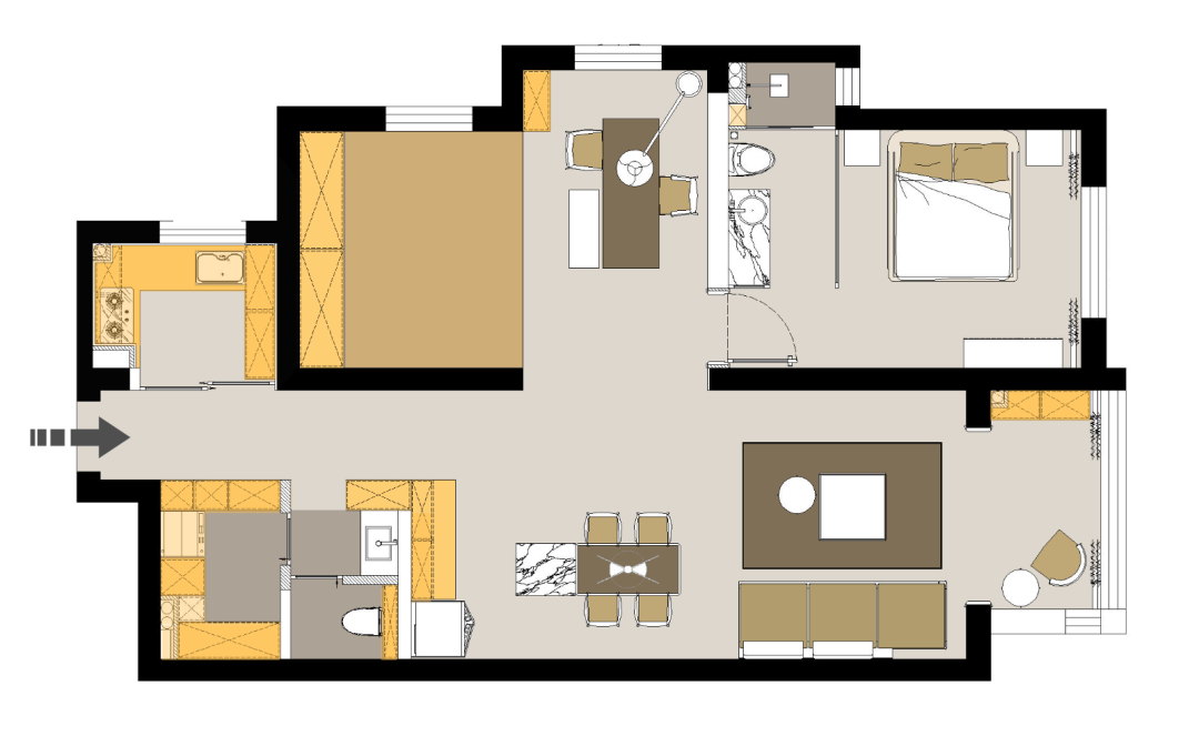 110m²现代简约独居空间设计丨中国西安丨泽一软装,泽木制造-28