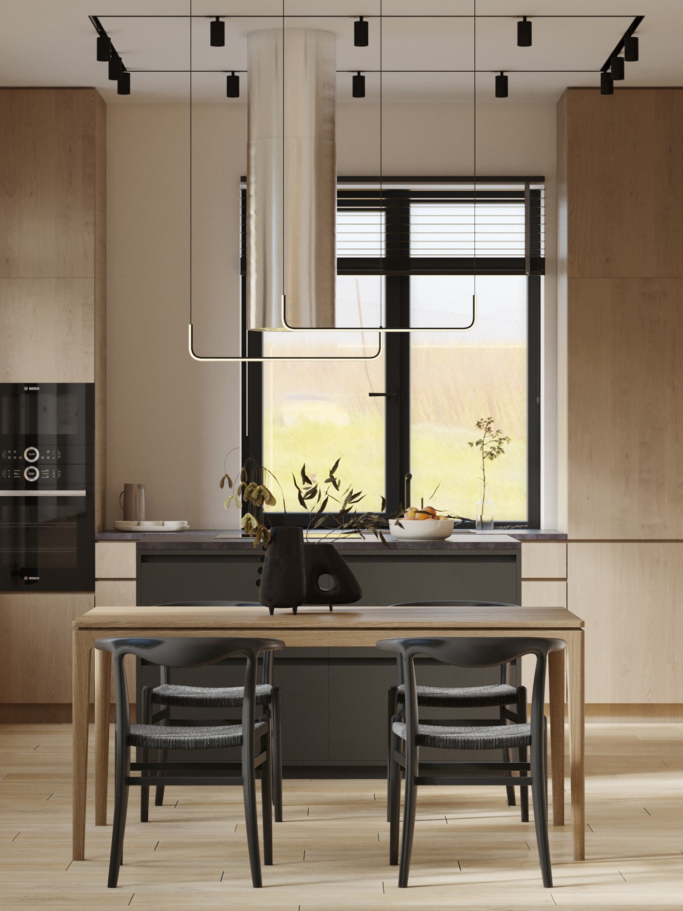 原木与绿色打造清新舒适居住空间-7