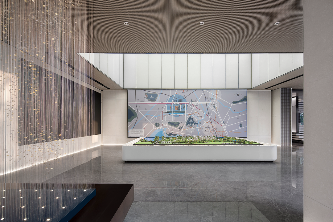   明德设计丨无锡招商雍荣府售楼部  室内设计  丨中国无锡-33