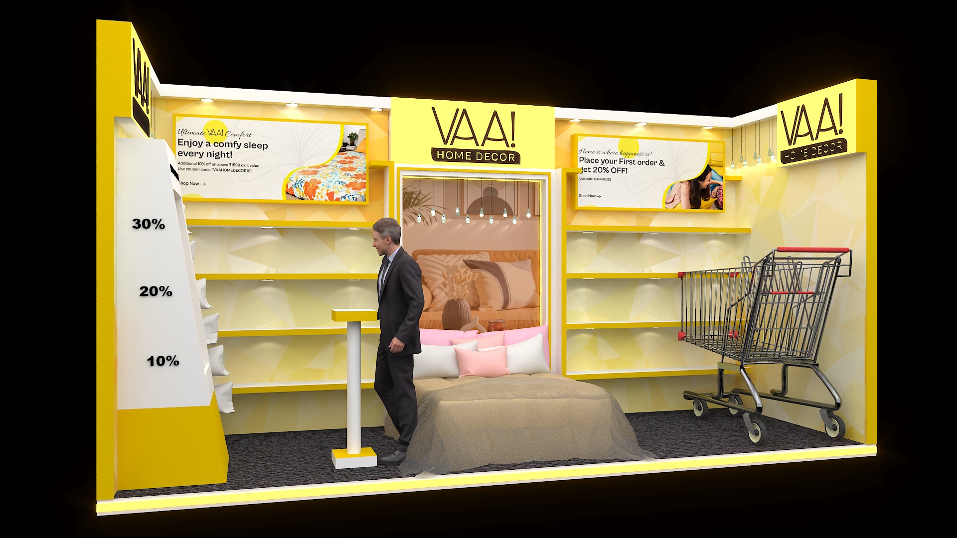 small one side exhibtion stall-6