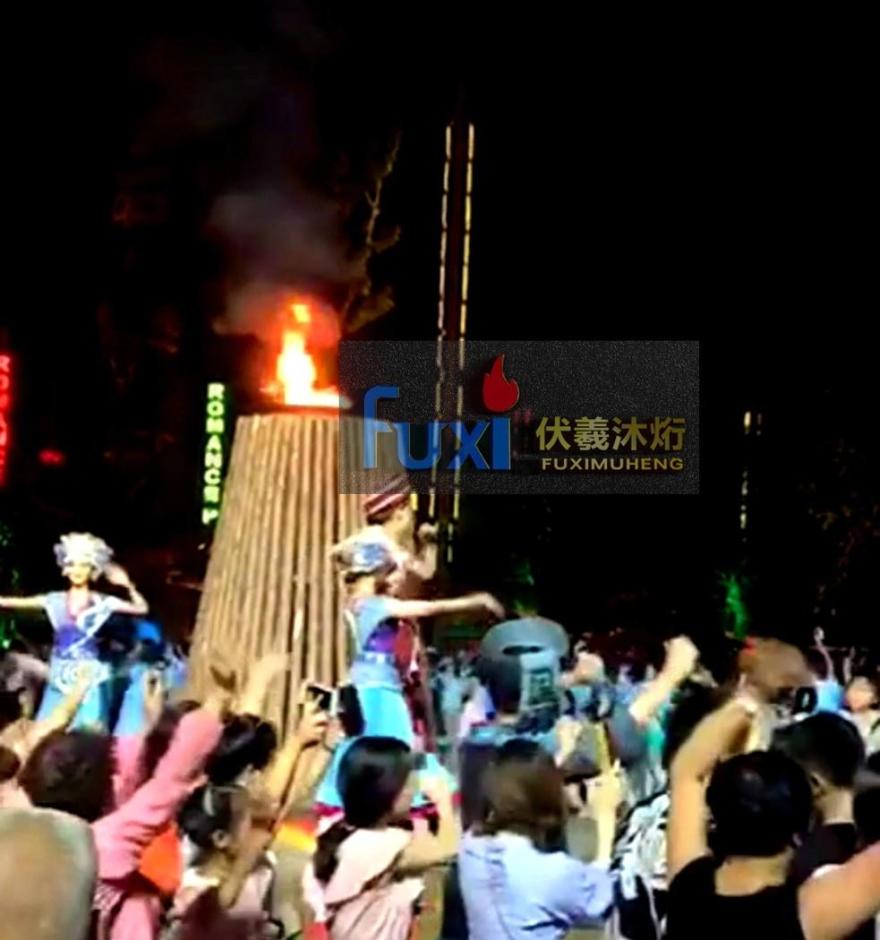 伏羲燃气壁炉打造真火采暖休闲区-2