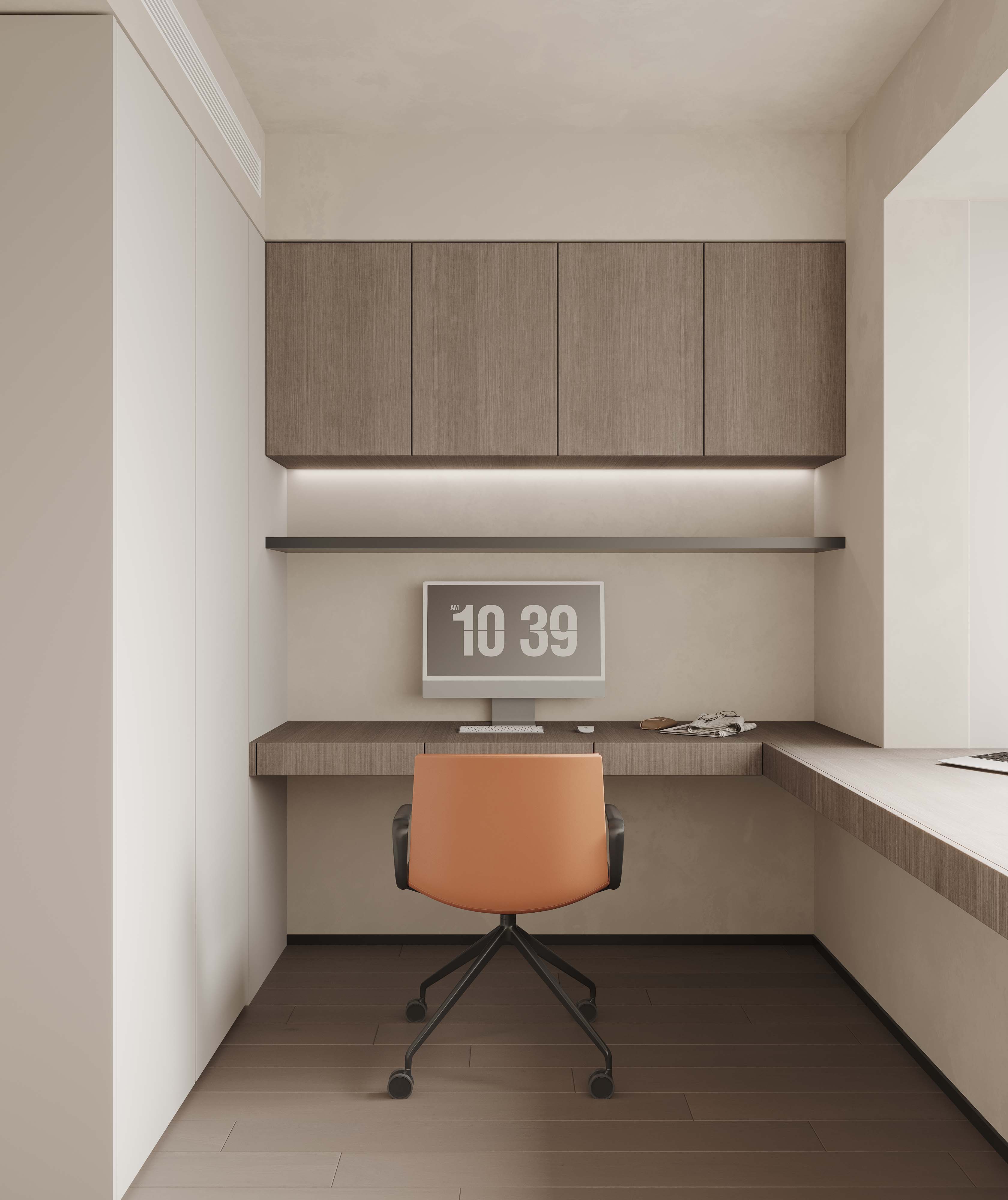 现代极简家装设计——白龙马效果图-6