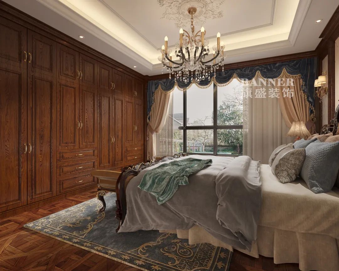 浪漫美式交响 | 西安绿地生态城别墅设计-30