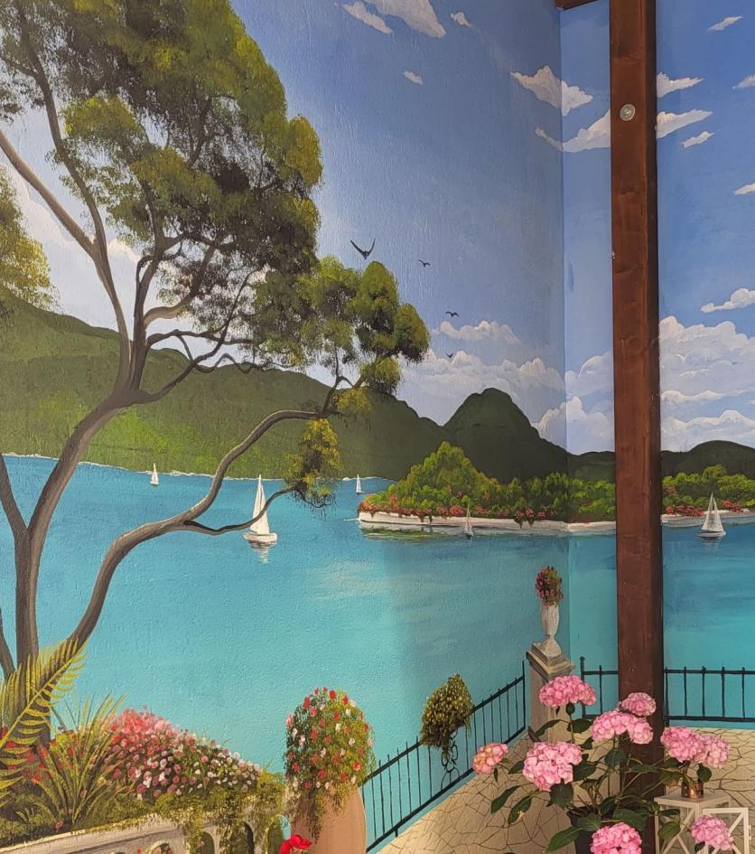 Balaton湖畔地中海风露台墙绘项目丨Szalay Benjámin-17