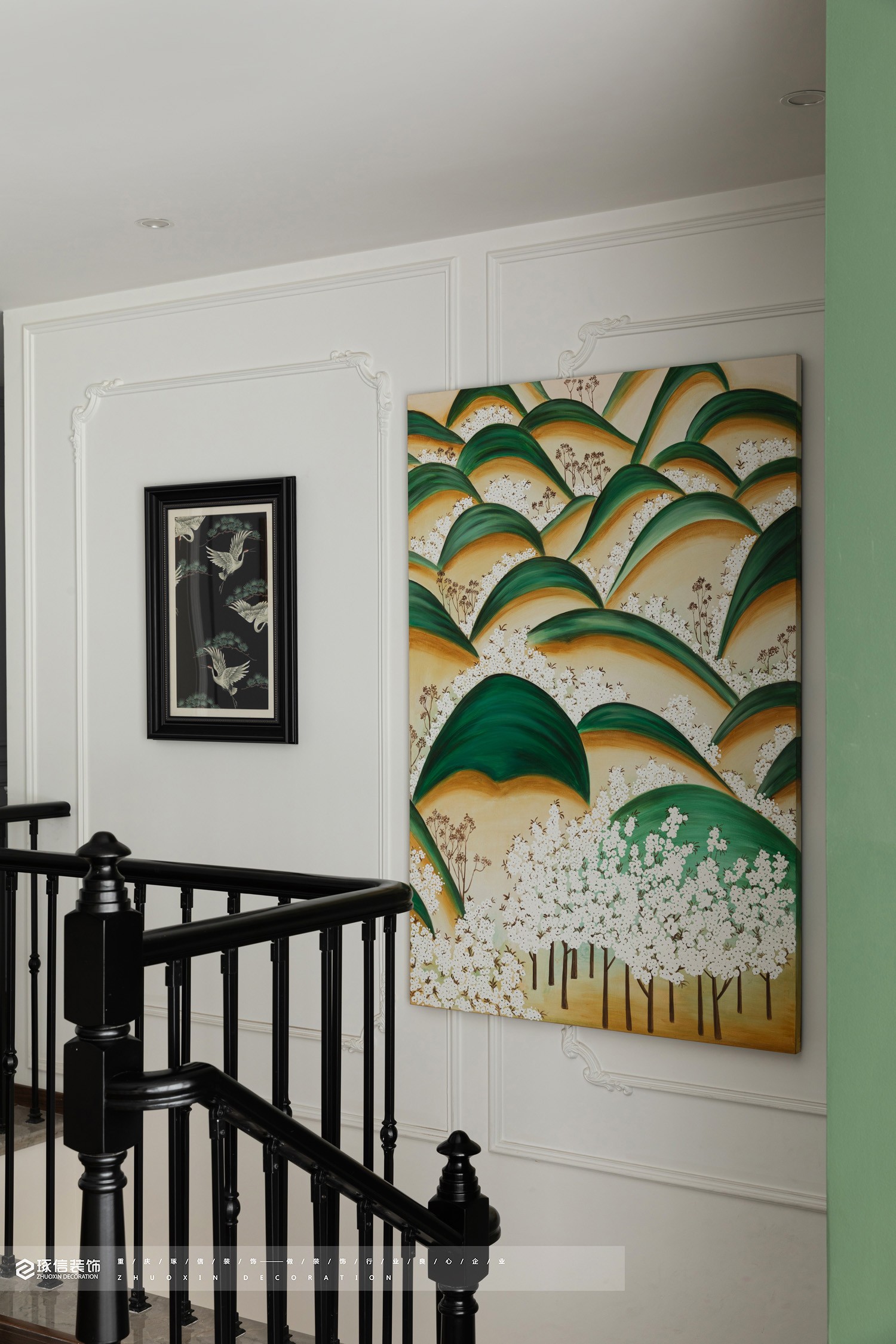 230 平美式混搭之家丨琢信装饰-17