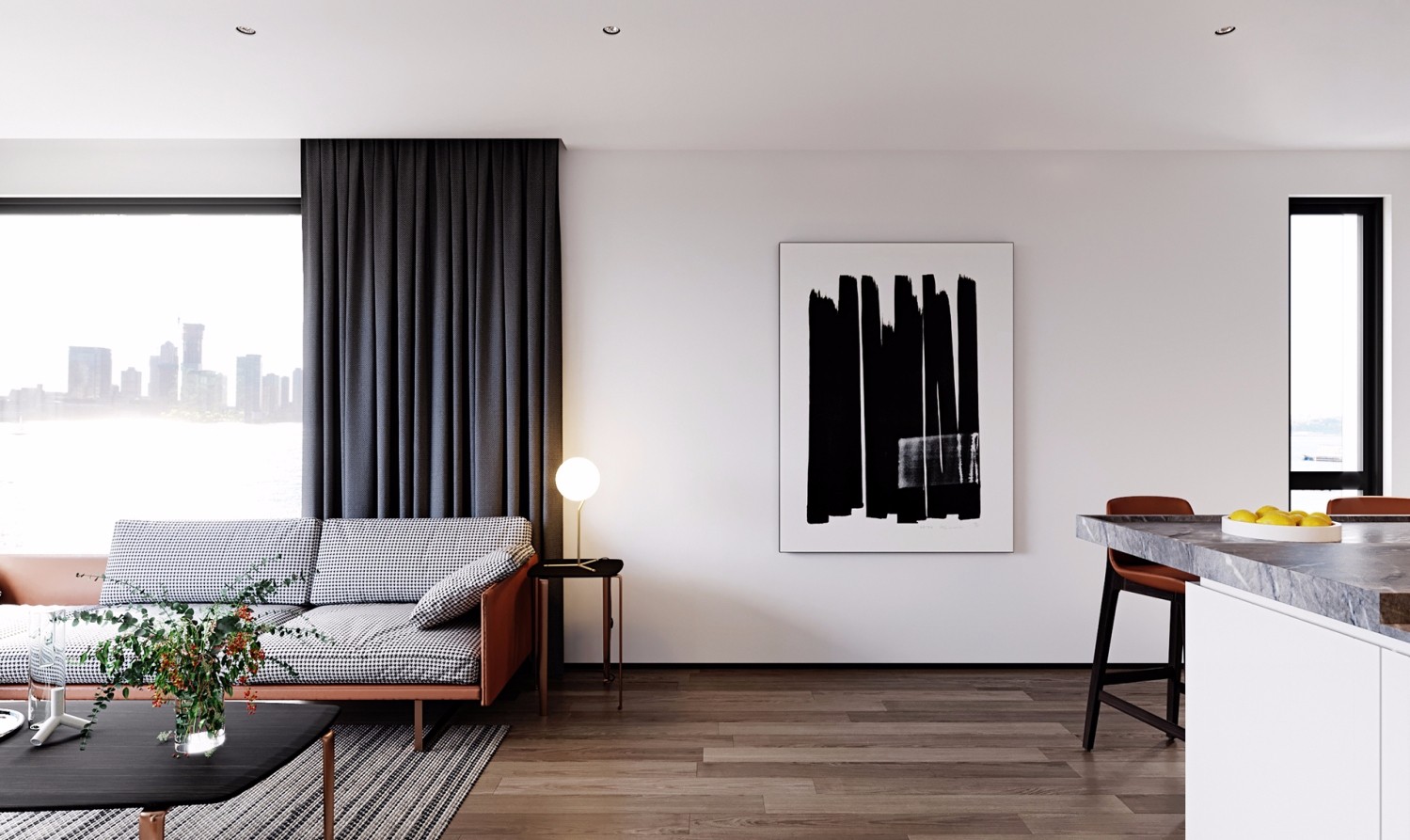 The Penthouse——93㎡汕头国风美塘现代简约住宅-1