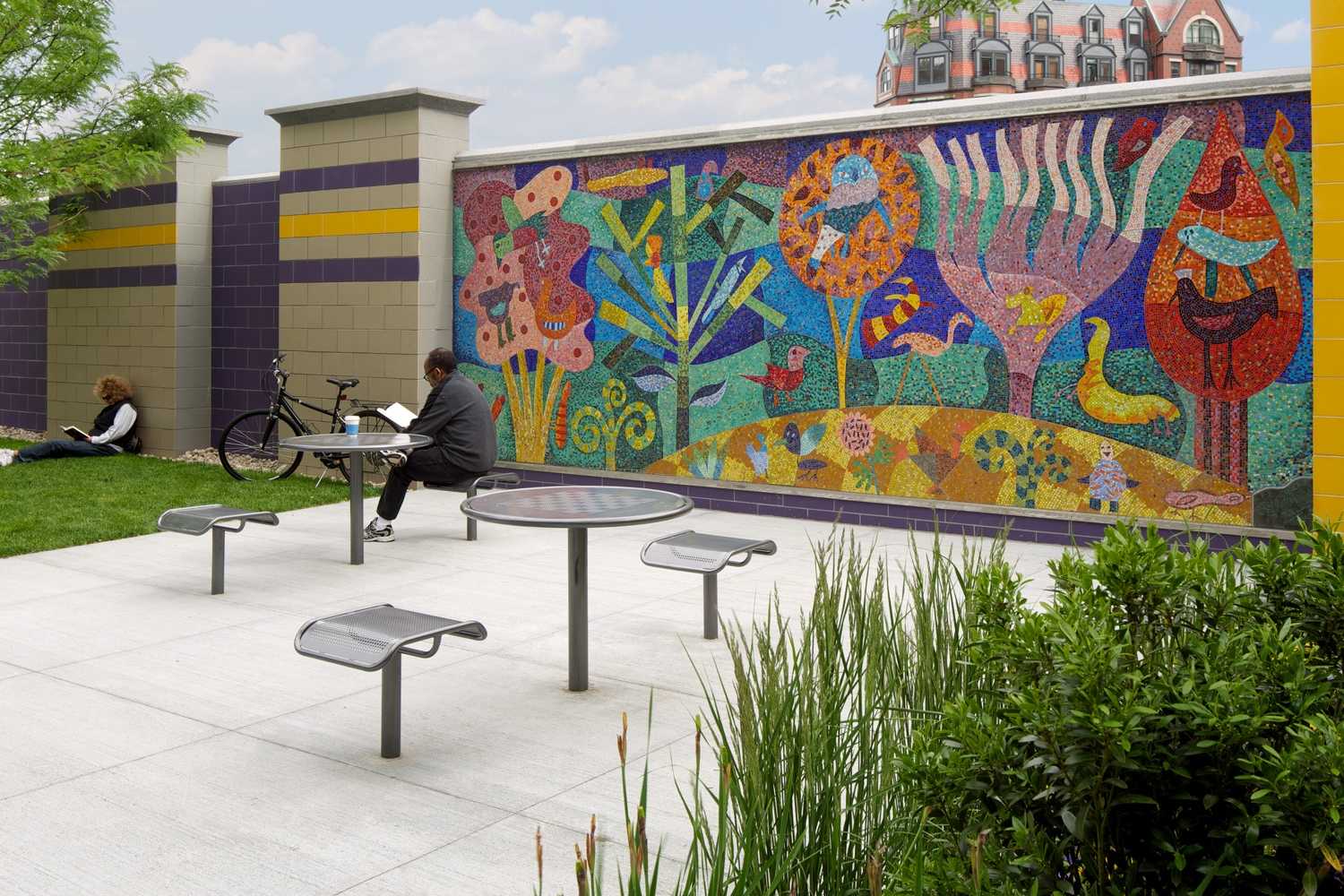 弗里达加西亚公园丨美国波士顿丨著名艺术家 Lisa Houck 与当地社区工作室-9