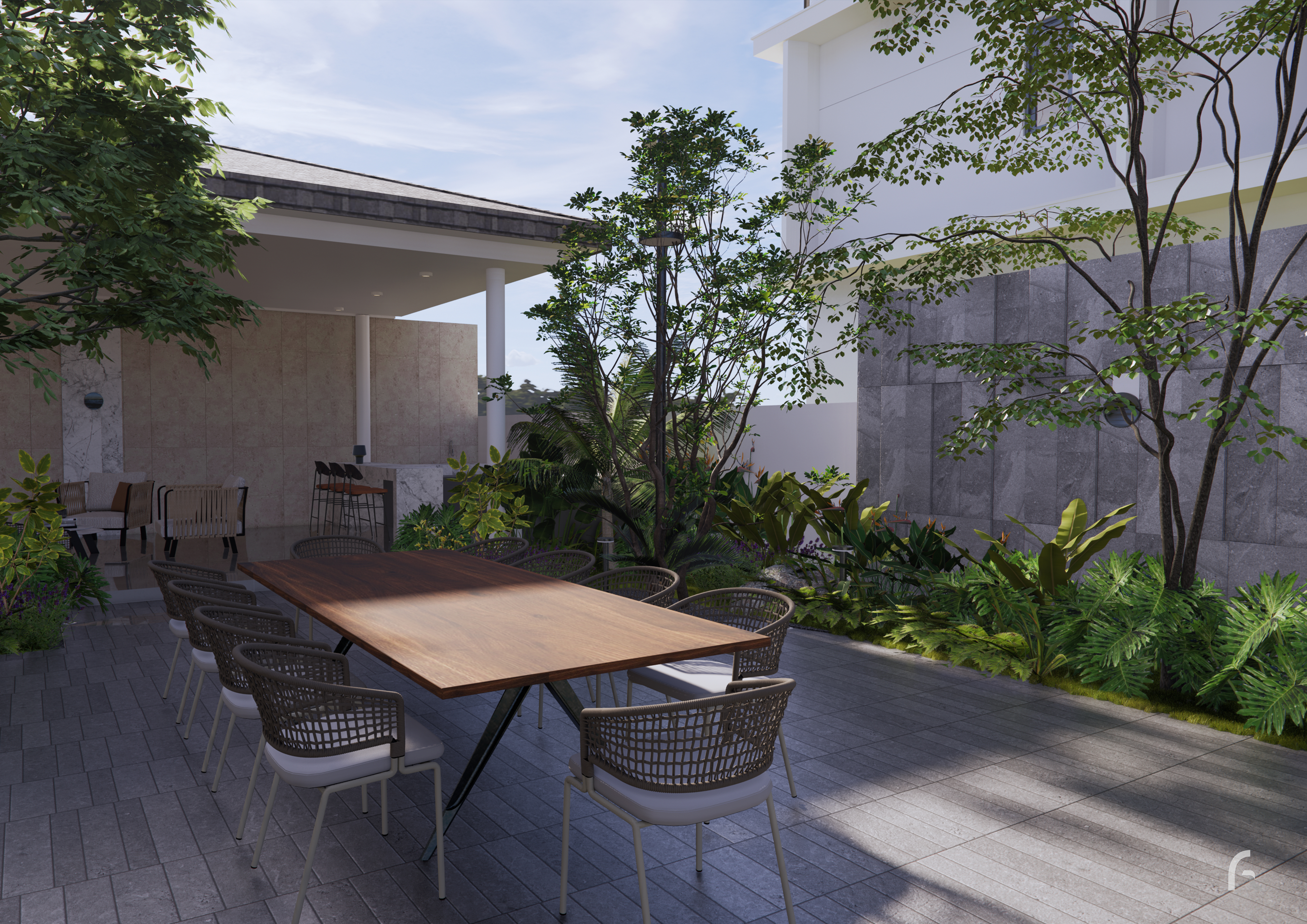LANSCAPE DESIGN- VILLA UDOM THOM 07-5