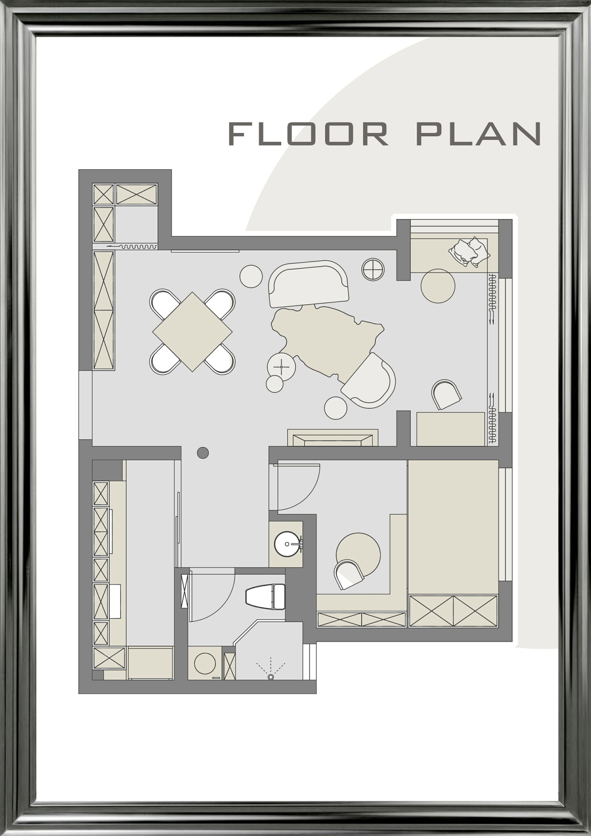 荣誉花园复古风格设计丨壹石樹空间设计事务所-9