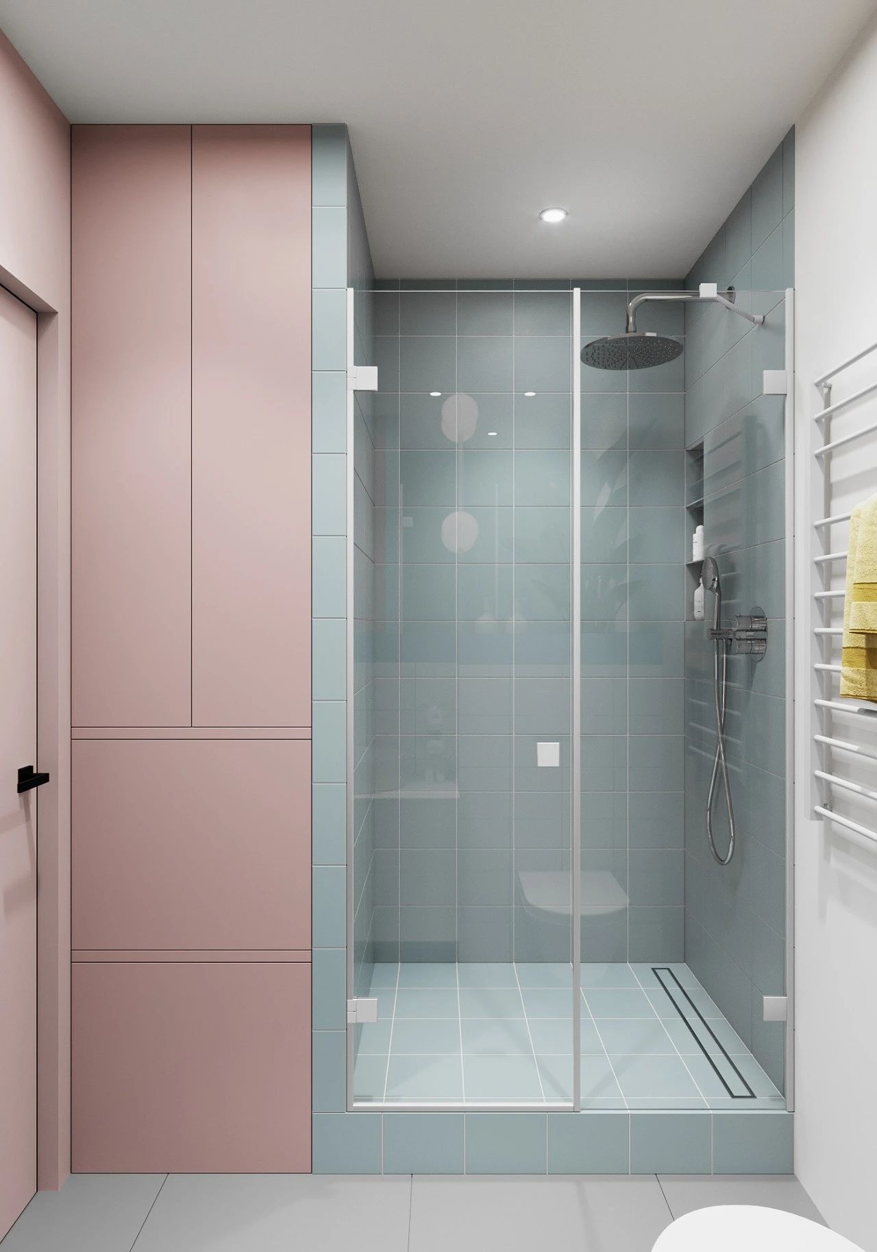 气质非凡的 80㎡空间设计丨Olga Bondar-99