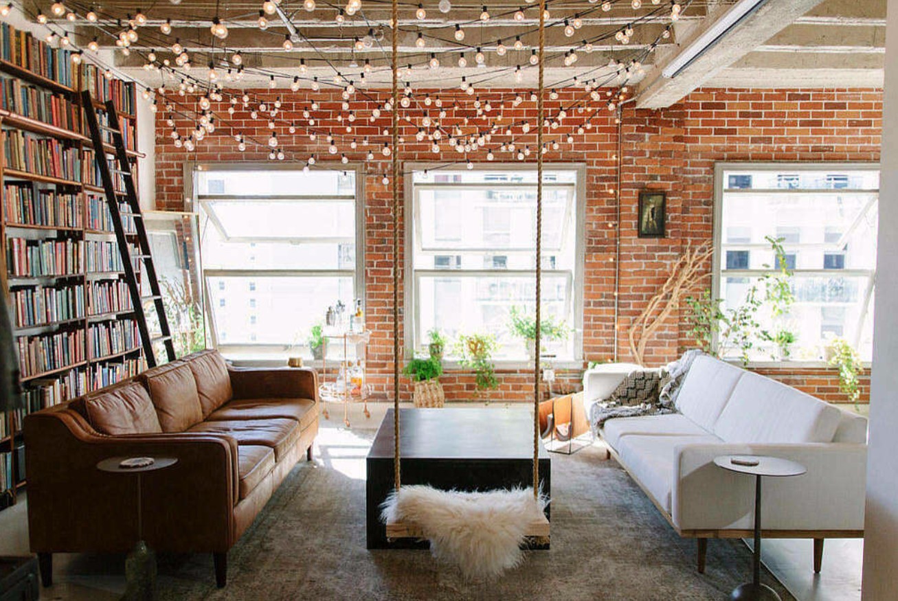 洛杉矶市中心 80 平米自然慢生活阁楼-1