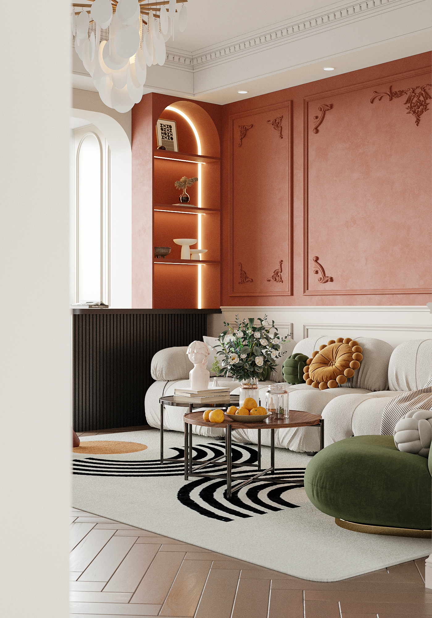 法式客餐厅厨房卫生间-5