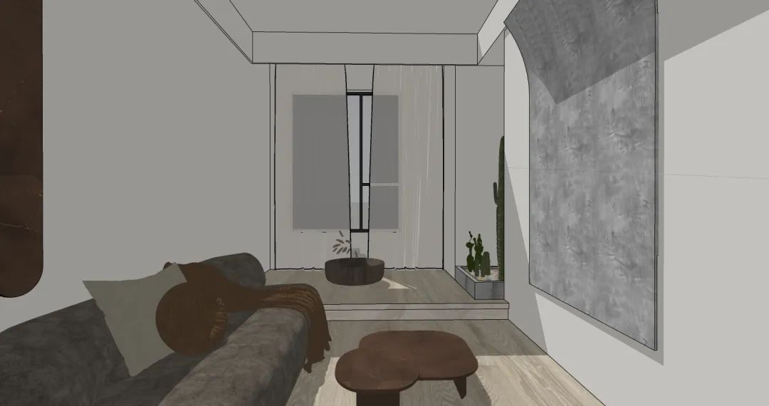 轻侘寂美学 · 重庆公园大道140平米三室一厅设计案例丨中国重庆丨空一筑造-83