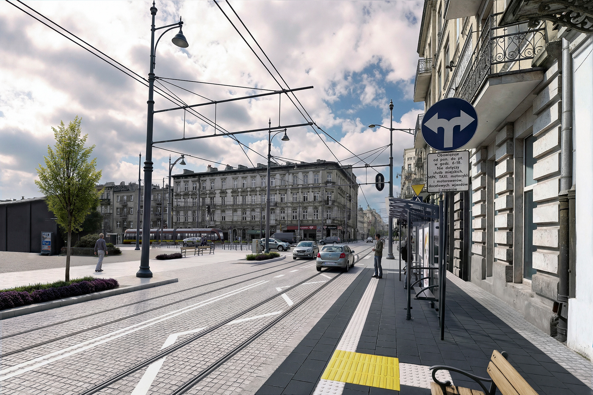 Łódź的Legionów和Cmentarna街道重建可视化丨波兰罗兹-11