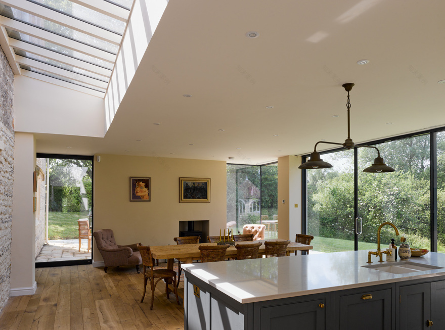 17 世纪二级农场住宅扩建丨John Comparelli-3