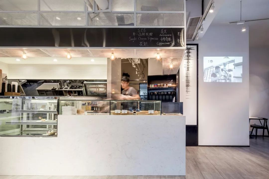 味匠咖啡厅 | 简约黑白演绎咖啡风情-8