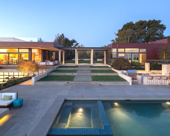 美国 Rolling Hills别墅  Louie Leu Architect-2
