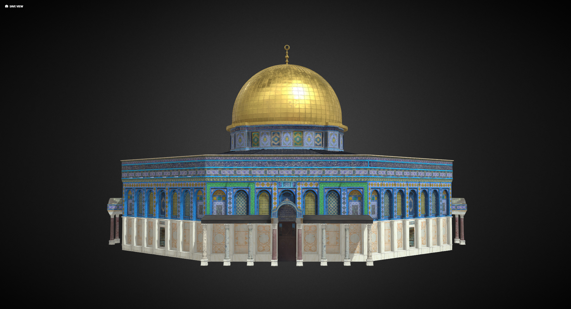 Dome of the Rock 3d 模型-0