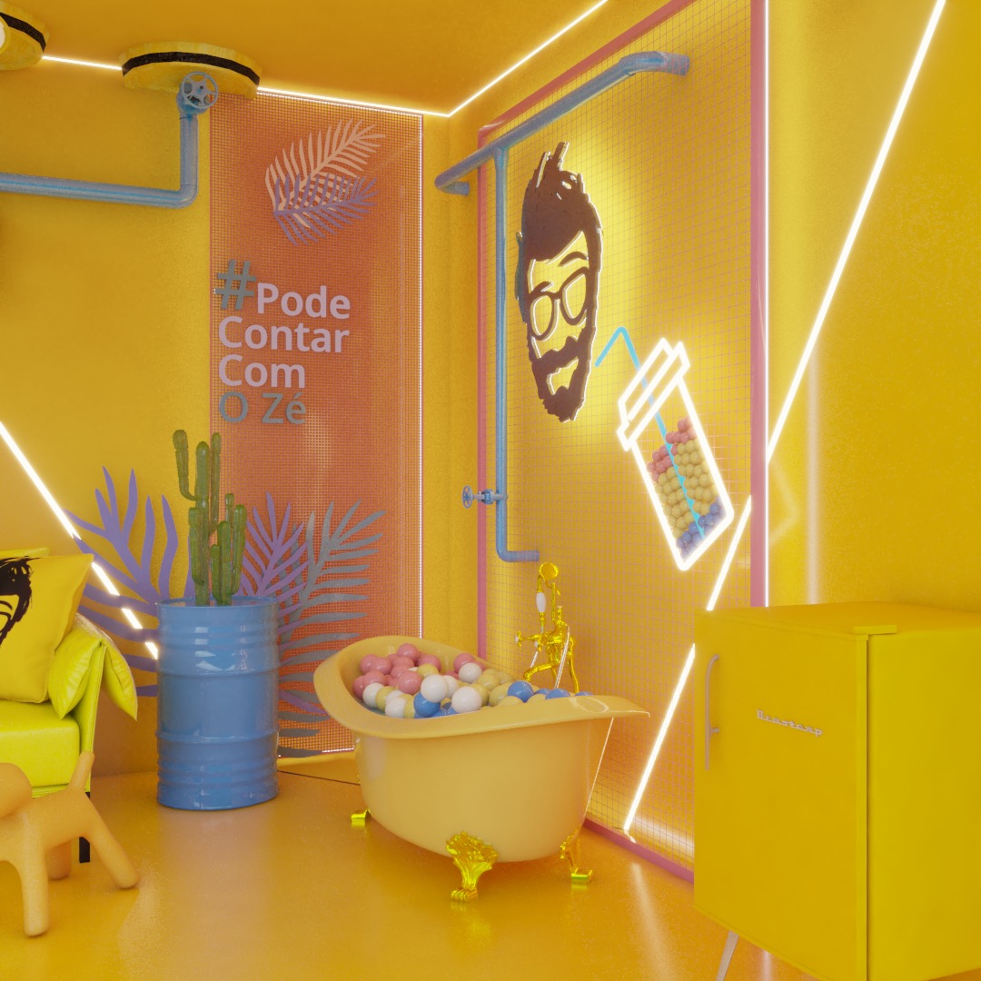 Zé delivery, cenografia, ativação, marca-4