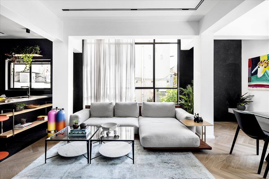 特拉维夫90平米公寓全面翻新丨以色列特拉维夫丨Shlomit Galis（沙龙米特·加利克斯）-11