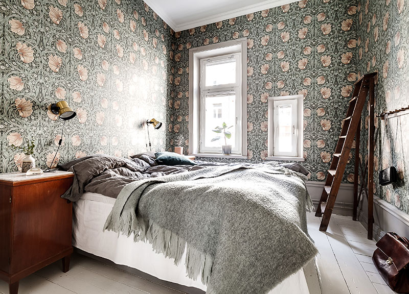 斯德哥尔摩公寓 | 个性化色彩与墙饰设计-13