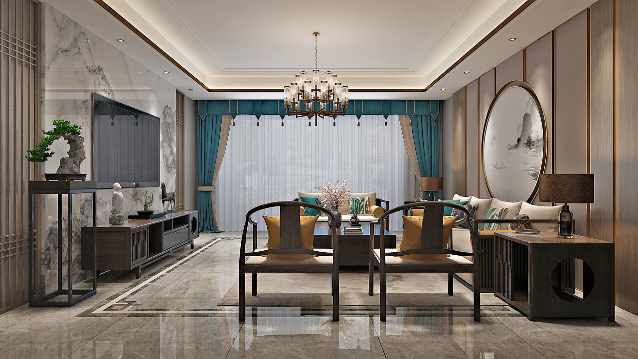 山水意境中的新中式设计-5