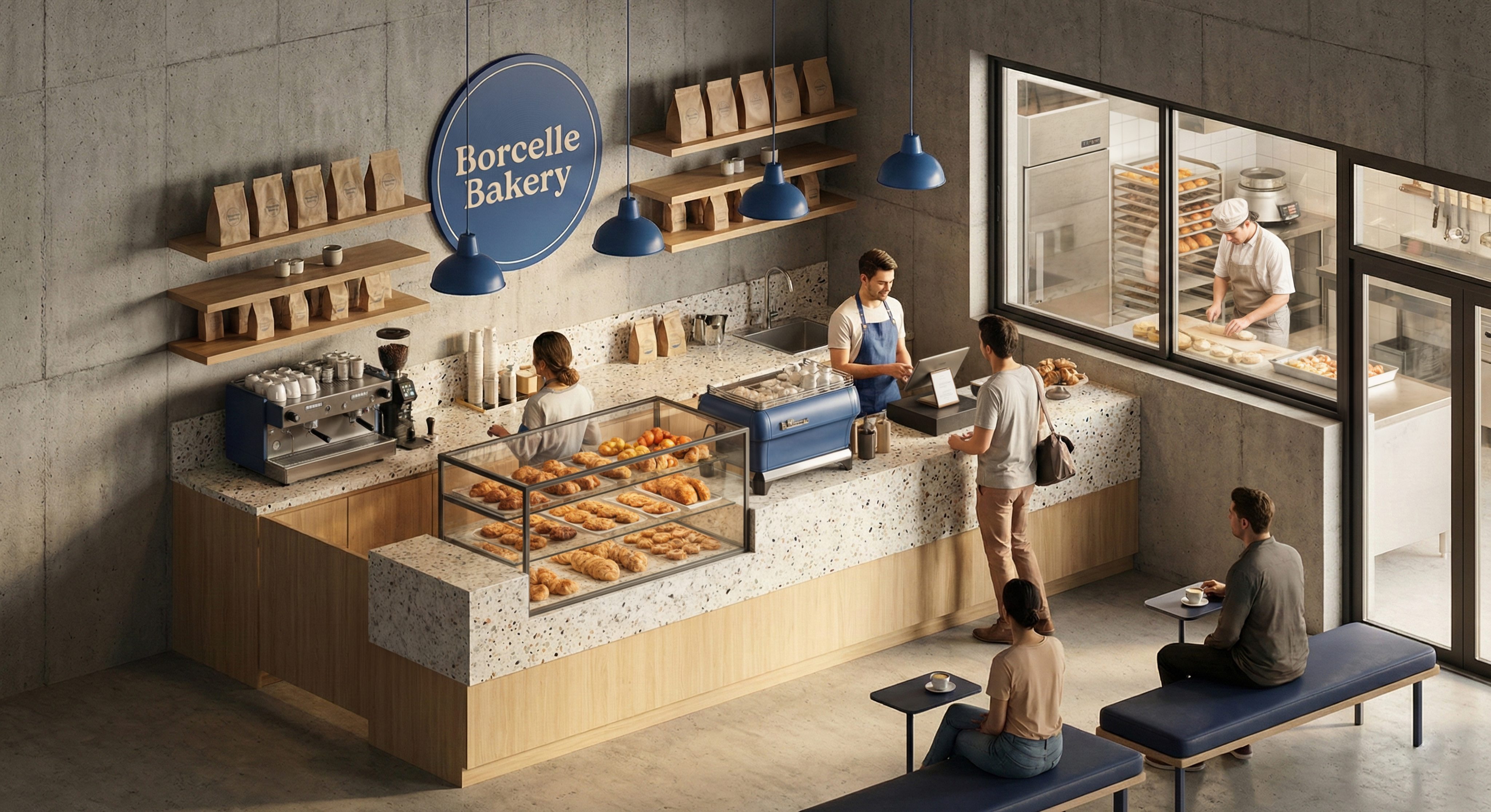 博尔塞勒烘焙概念店丨阿联酋丨自由职业者-8