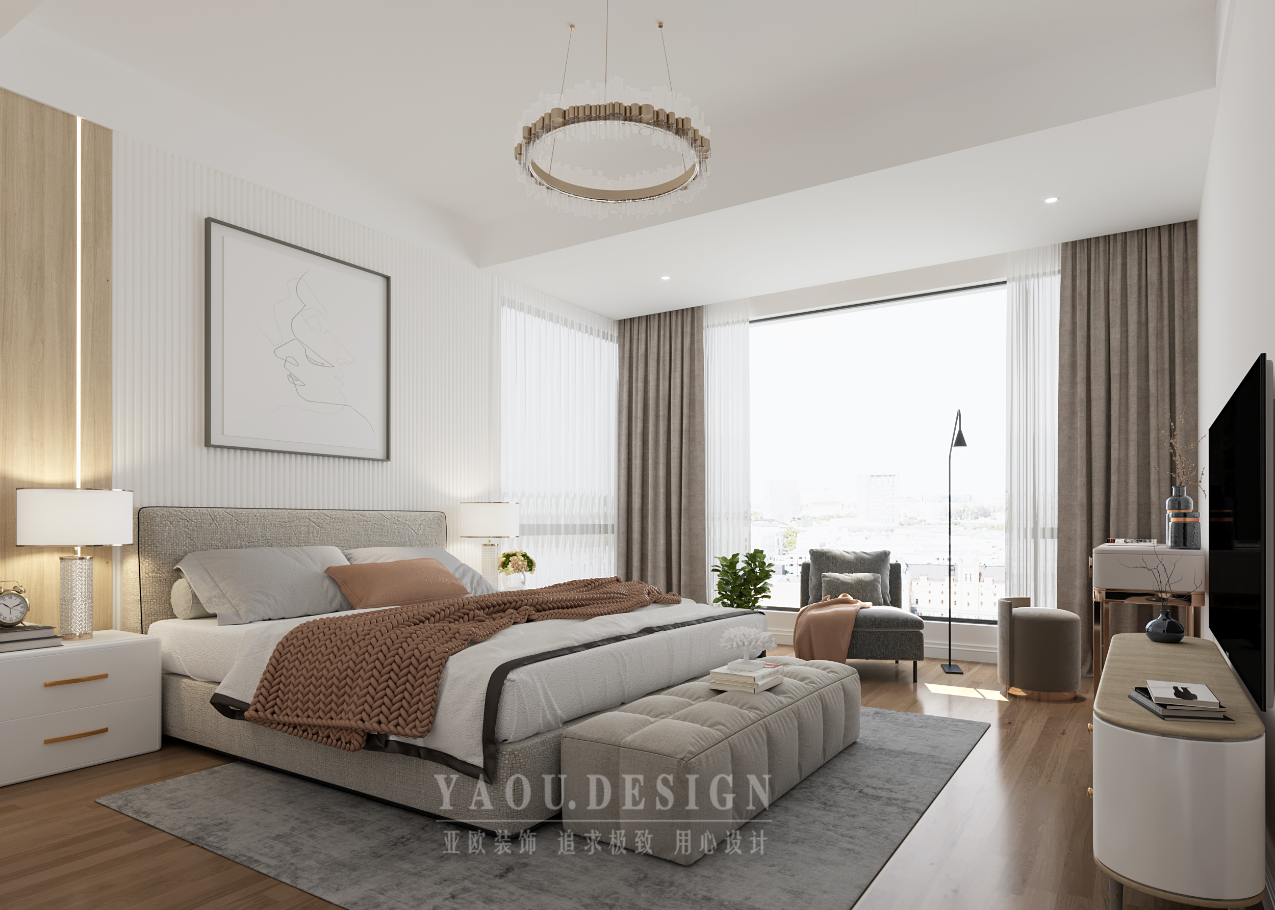 安吉山语城现代复式家居设计丨亚欧设计-19