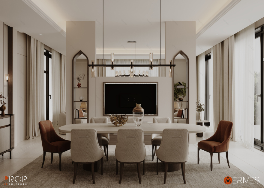 新古典主义室内设计风格丨沙特阿拉伯丨PROP & AERMES ARCHITECTS-14