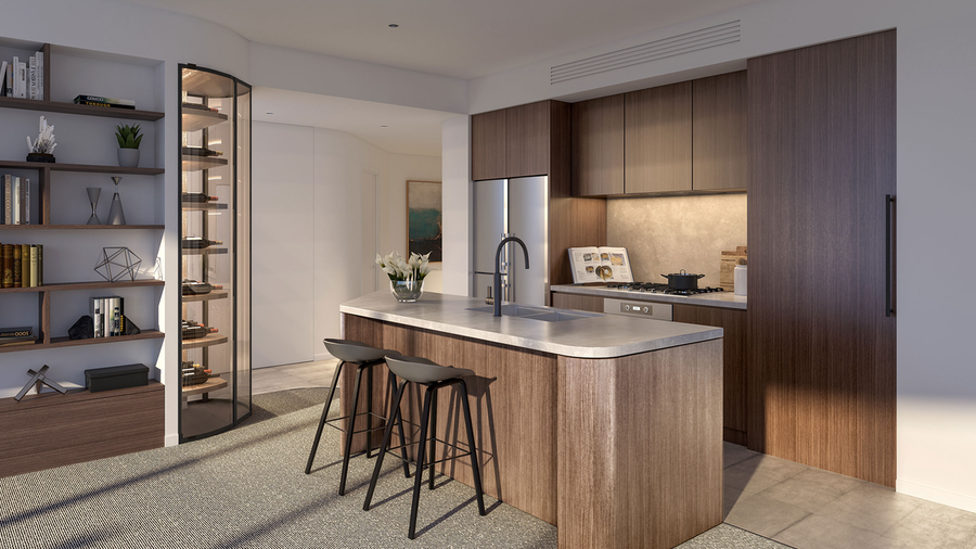 澳大利亚曲线公寓设计，自然融入城市生活-92