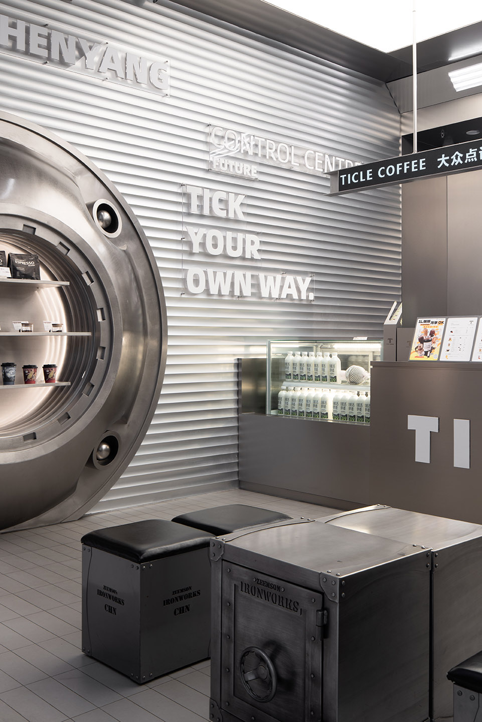 Ticle Coffee系列店设计丨中国沈阳丨大观建筑设计-65