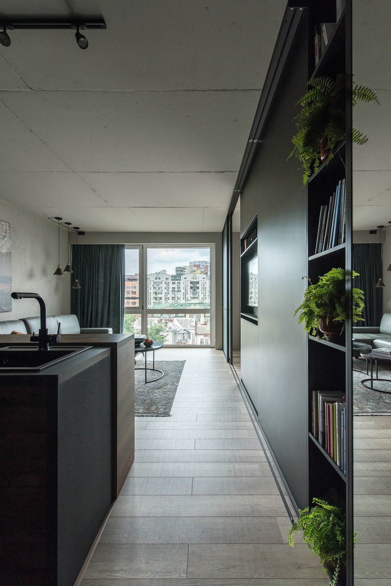 乌克兰基辅 工业风公寓-6