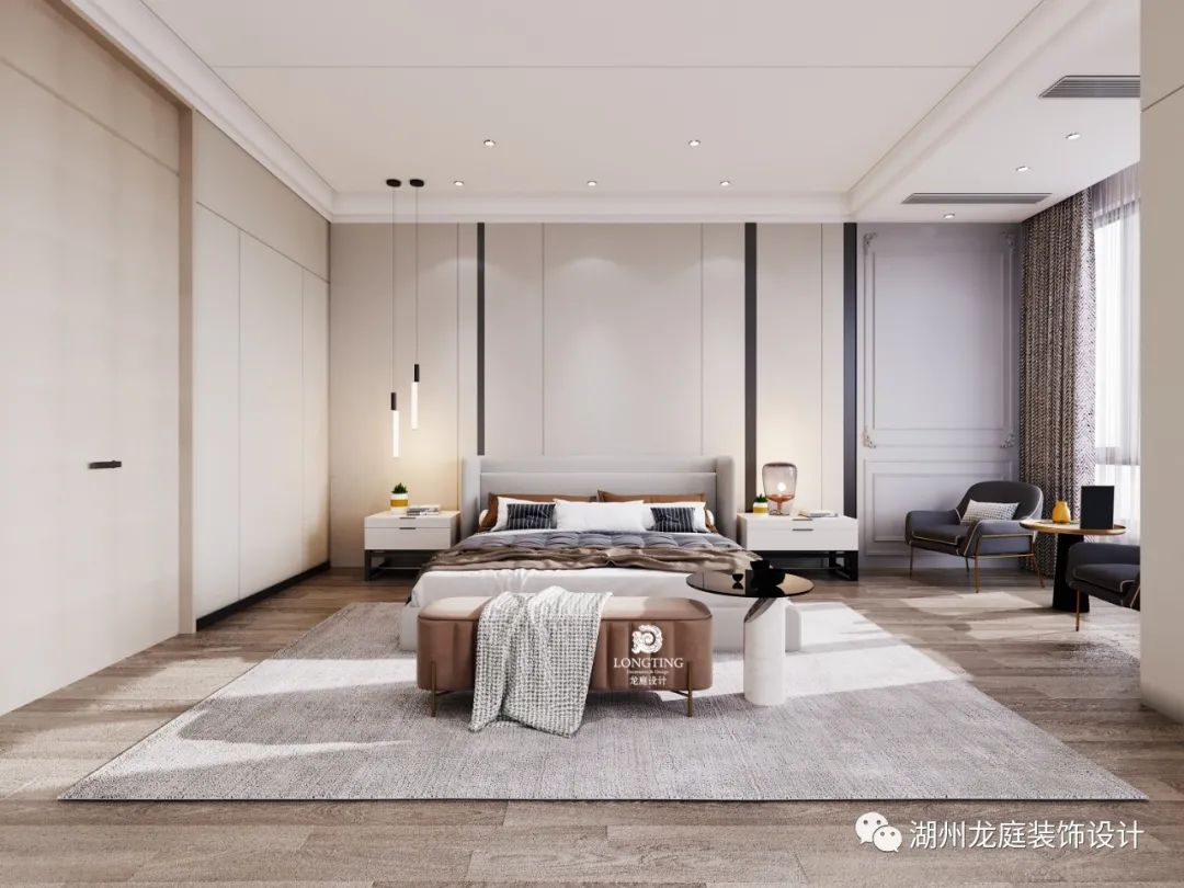 富力城现代简约排屋 | 精致半圆弧楼梯，通透地下室设计-86