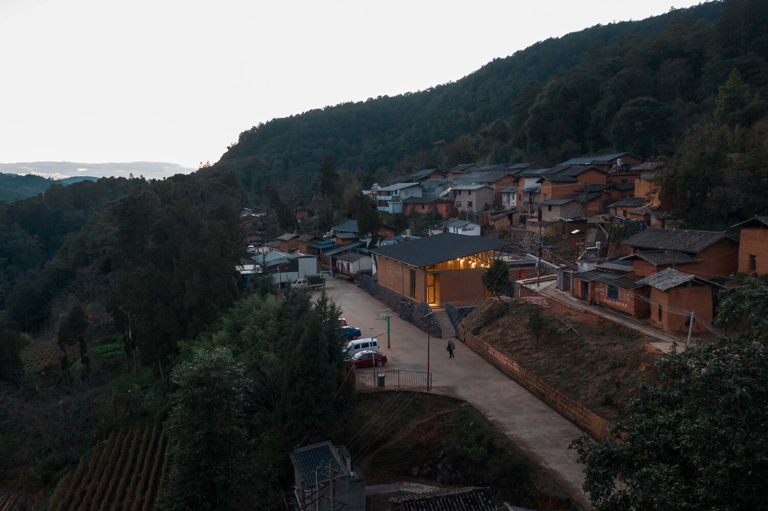 大黑新村社区大厅丨中国昆明丨One University One Village-29