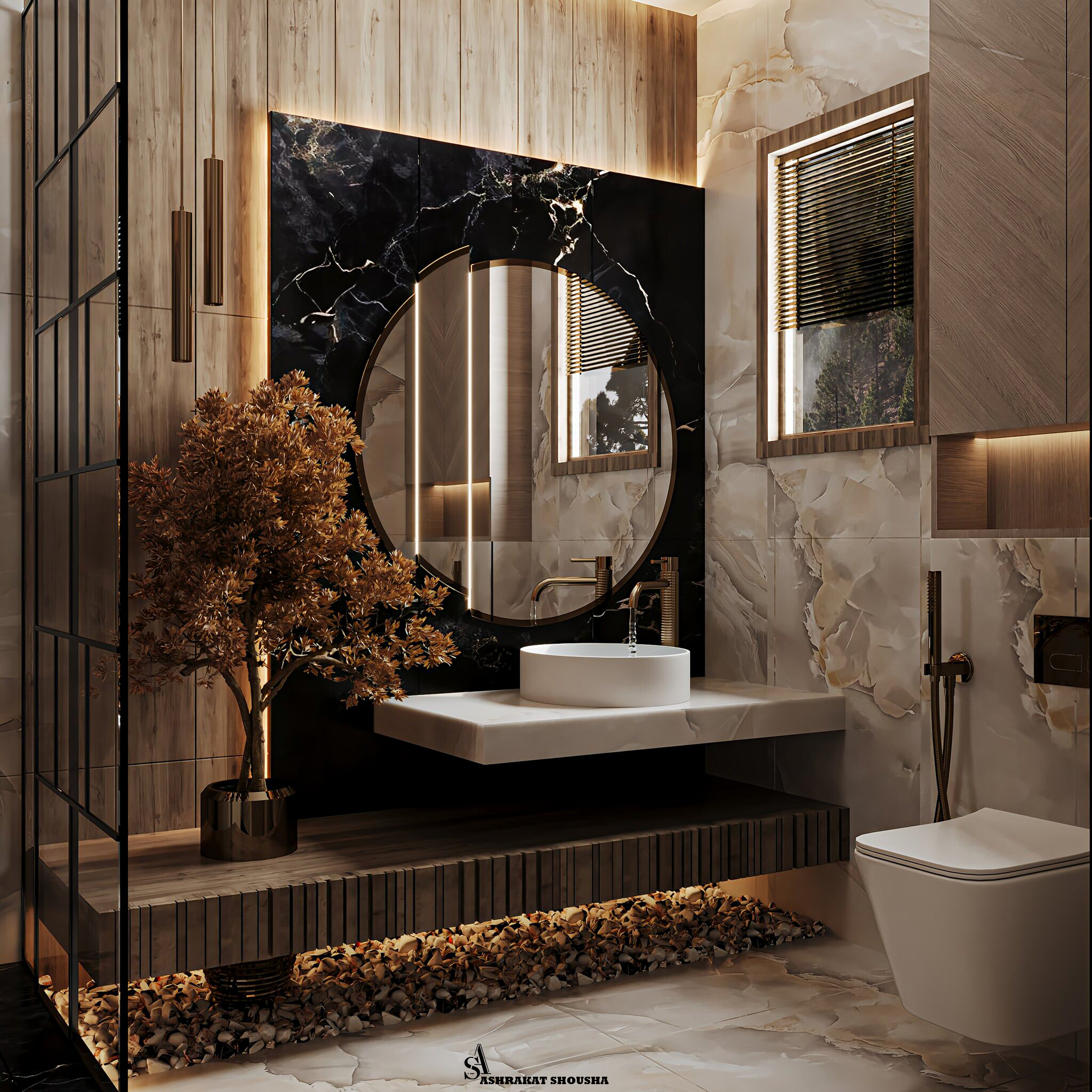 Guest Bathroom Design .-3
