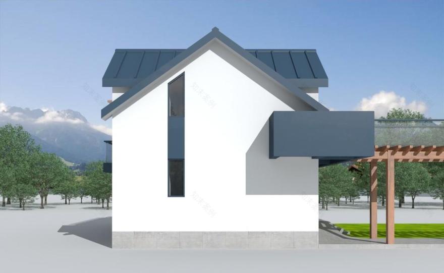 农村二层复式自建房别墅设计-56