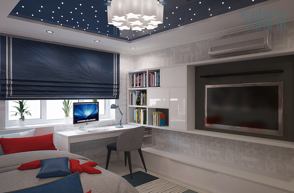 60平米现代风格家庭公寓设计项目丨俄罗斯莫斯科丨INTERIO设计工作室-20